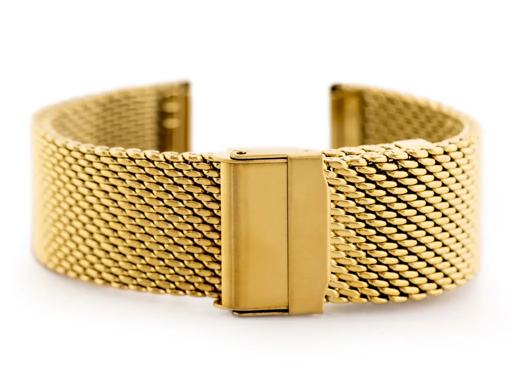 Bracelet Montre Pacific 10 Or 24 mm - Idéal pour Soirée et Business
