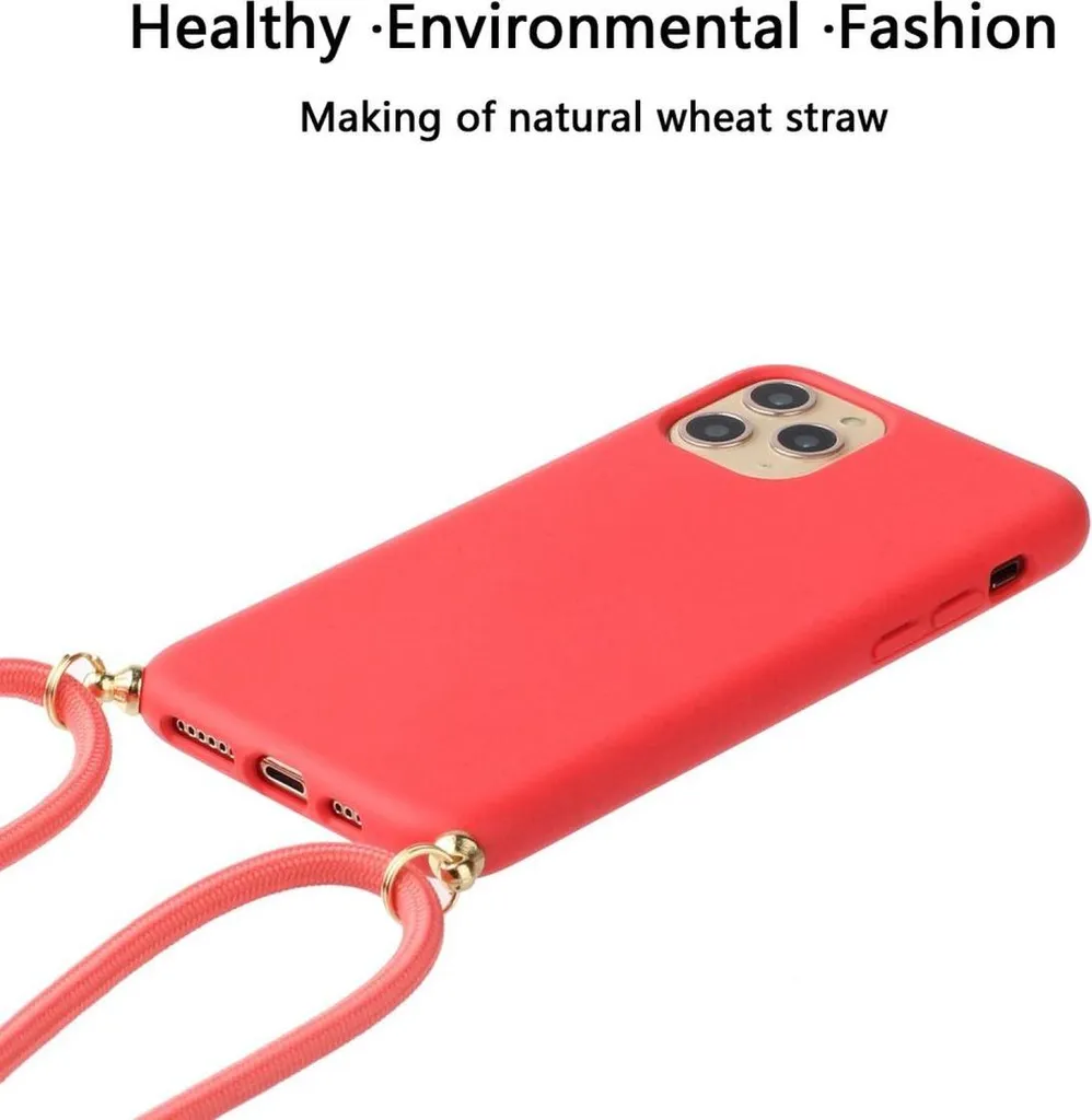 Cover iPhone 14 Pro Max Silicone con Tracolla a Catena - Look Trendy