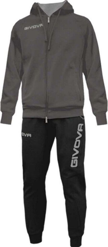 Givova King Trainingsanzug Schwarz,Grau S Mann Schwarz,Grau S