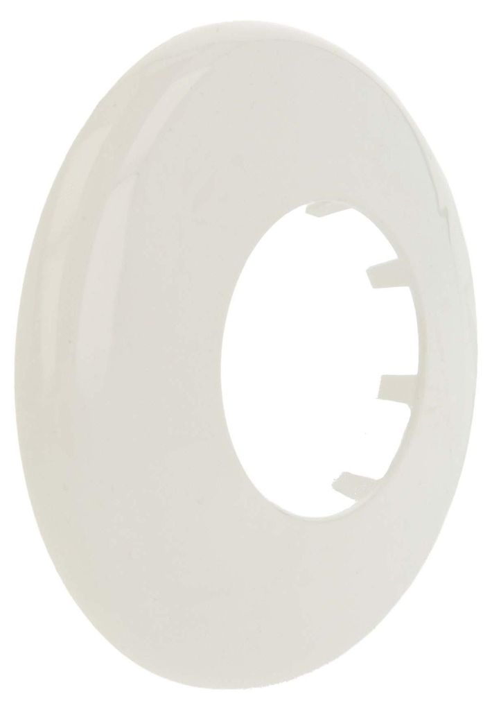 tecuro Universal Siphonrosette Ø 85 mm für Wandrohr Ø 40 mm, weiß, Kunststoff
