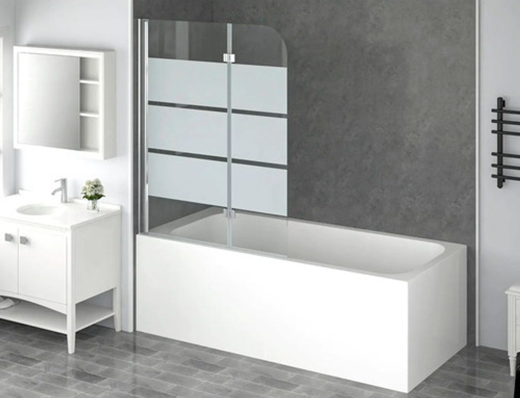 form&style Badewannenaufsatz 2-teilig CABIA 1120 x 1400 mm Produktbild 
