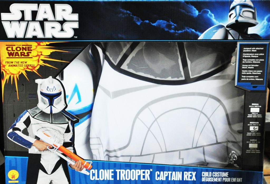 Rubies 341086 Kinderkostüm Fasching Star Wars Clone Krieger Produktbild 5
