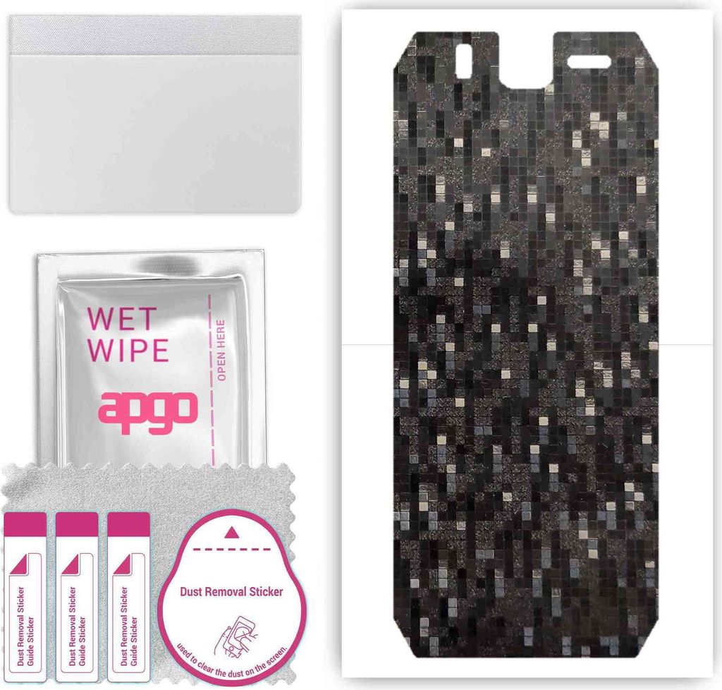 apgo Rückseite Schutzfolie, Skin, kompatibel mit Ulefone Armor 3W, Hinten Displayschutzfolie aus Vinylfolie, kratzfest, einfache Montage - Carbon ...
