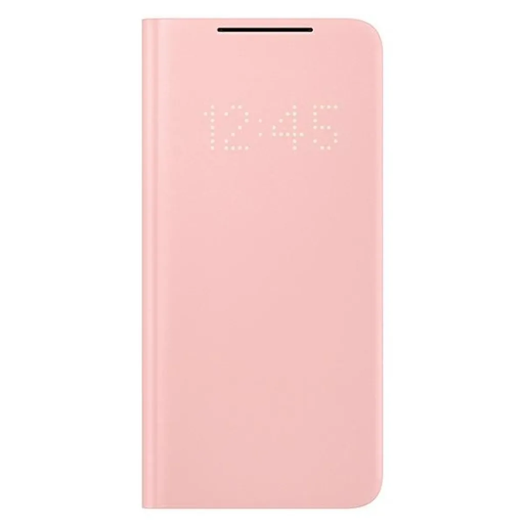 Protégez votre Galaxy S21+ contre les Chocs : Étui LED Samsung Folio Rose