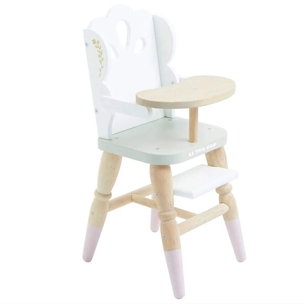 Chaise à manger en bois pour aménager votre maison de poupée en kit