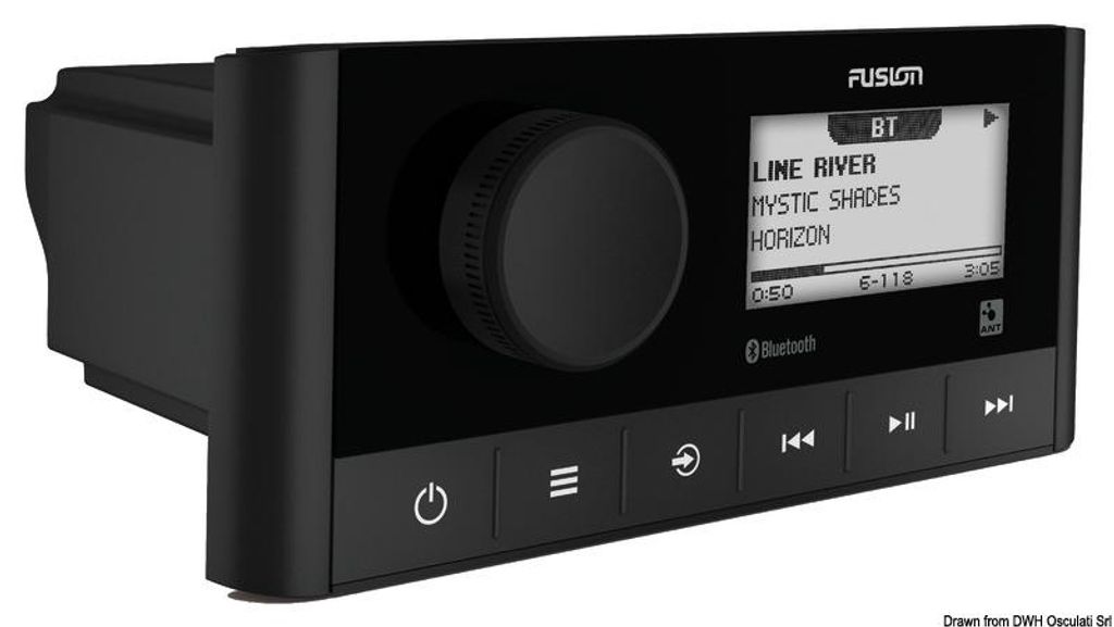 Fusion MS-RA60 Marine Stereo - Osculati 29.850.01