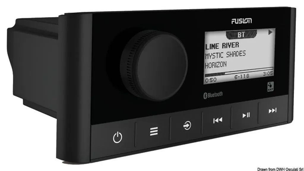 Système audio Fusion MS-RA60 étanche IPX7 avec Bluetooth et écran LCD