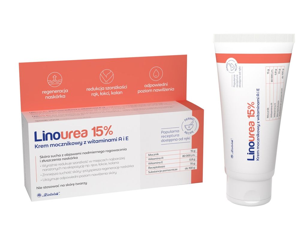 ZIO?OLEK LINOREA 15% Harnstoffcreme mit Vitamin A + E Zio?olek 50 g