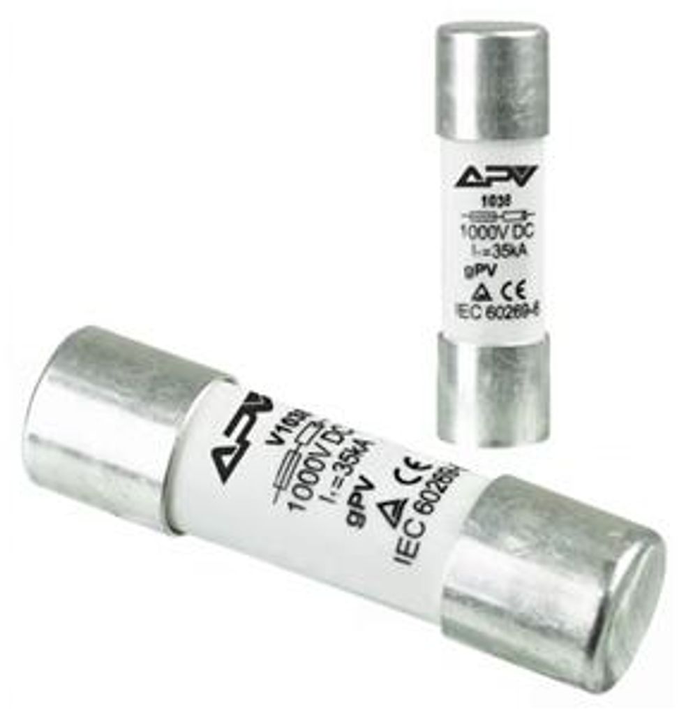 FVE DC pojistka Adelid APV 1000V, 10A 10x38 mm pro solární Obrázek produktu 