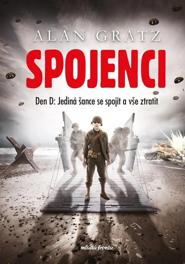 Livre Historique Spojenci Den D par Alan Gratz - Roman de Guerre 1944