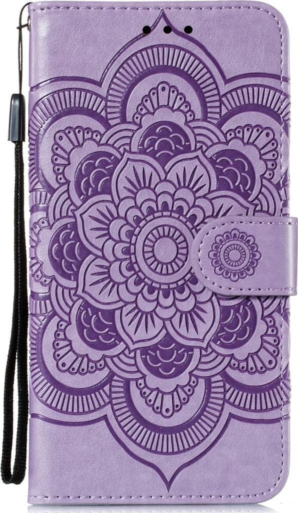 Mobigear Mandala HONOR 9X Lite Hülle Klapphülle Geldbörse - Lila