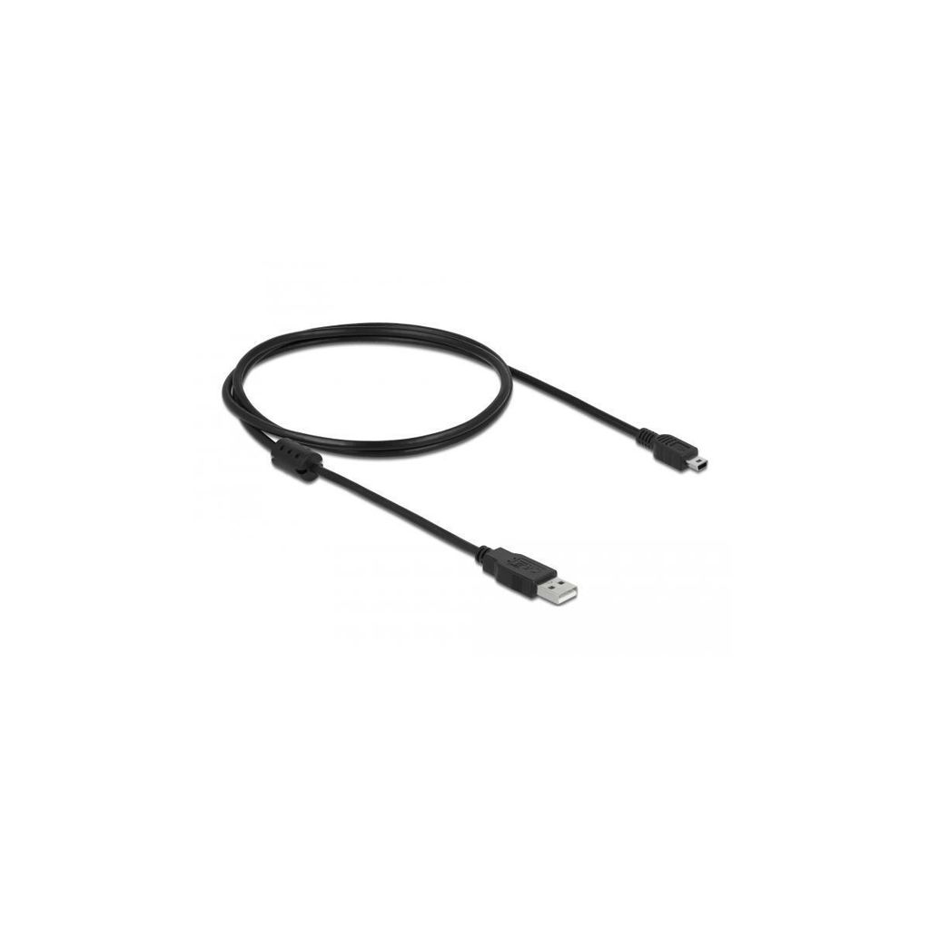 Delock Kabel USB 2.0-A > USB mini-B 5 Pin 1 m Stecker / Stecker