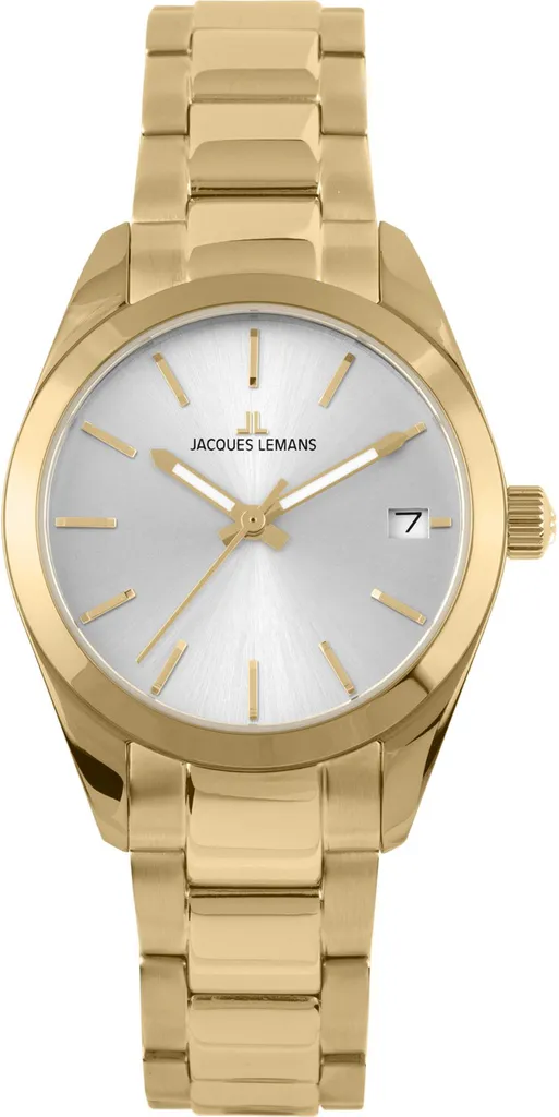 Montre femme dorée anti-rayure et étanche Jacques Lemans 1-2132C