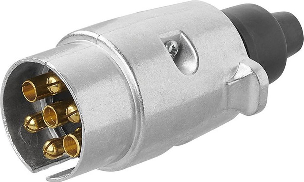 7-pol KFZ Anhängerstecker - Sichere Schraubverbindungen - Produktbild 
