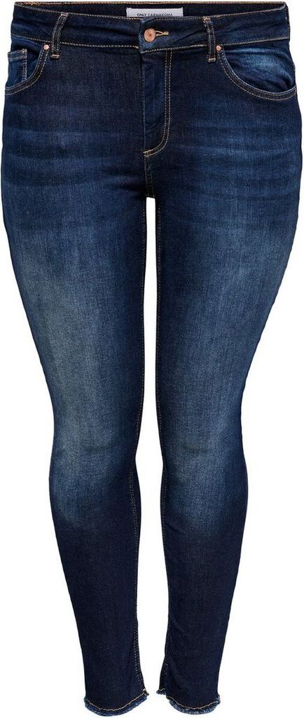 ONLY CARMAKOMA Damen Skinny Jeans Curvy Ankle Denim Große Größen Plus Size Übergröße Größe: 42W / 32L
