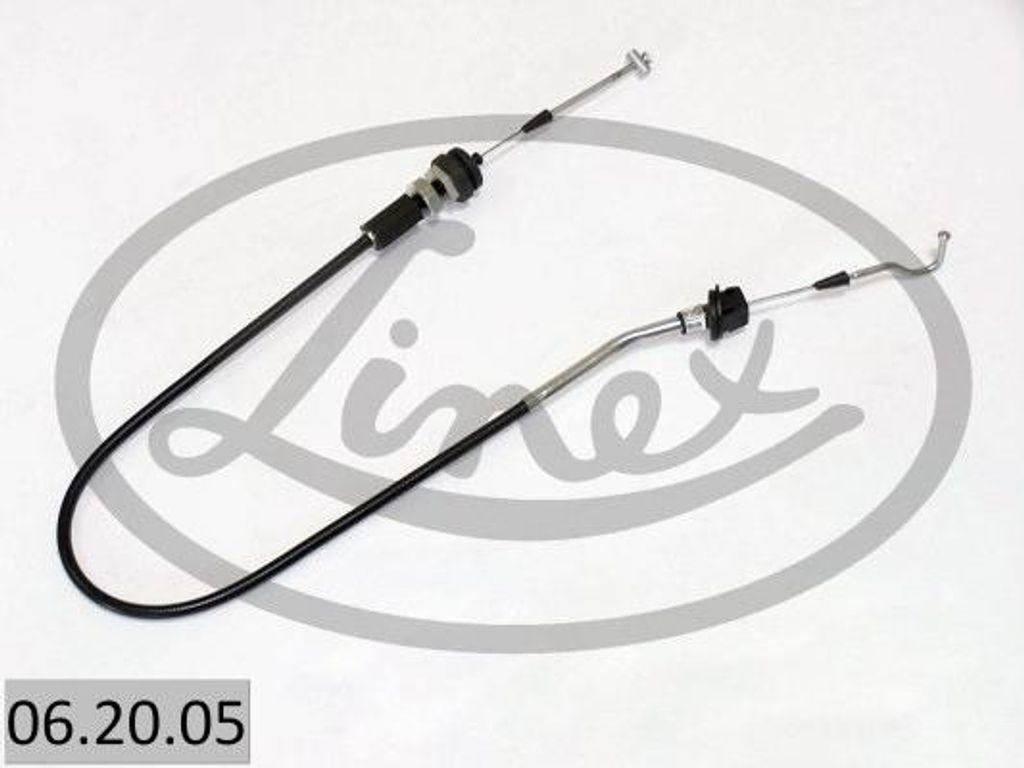 LINEX Gaszug Bowdenzug 06.20.05 für BMW 3 Limousine (E30) 762/526mm