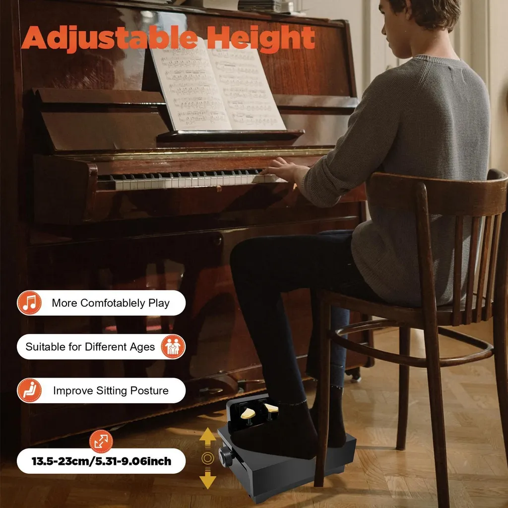 Extension de pédale de piano : corrige la posture des enfants