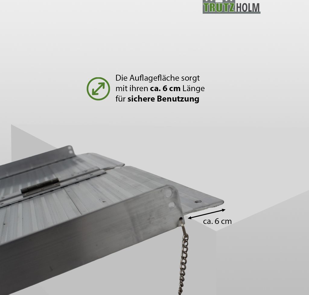 TRUTZHOLM Rollstuhlrampe klappbar 152 cm Traglast 272 kg Produktbild 7