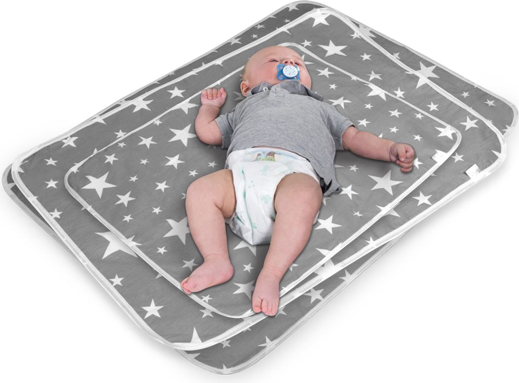 2 Stück Wasserdicht Wickelunterlage für Babys und Produktbild 4