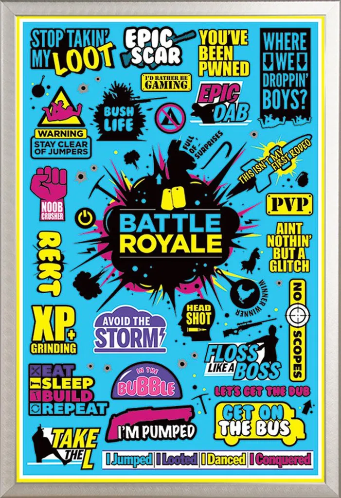 Porta l'Azione a Casa: Poster Battle Royale Cornice Shinsuke Argento