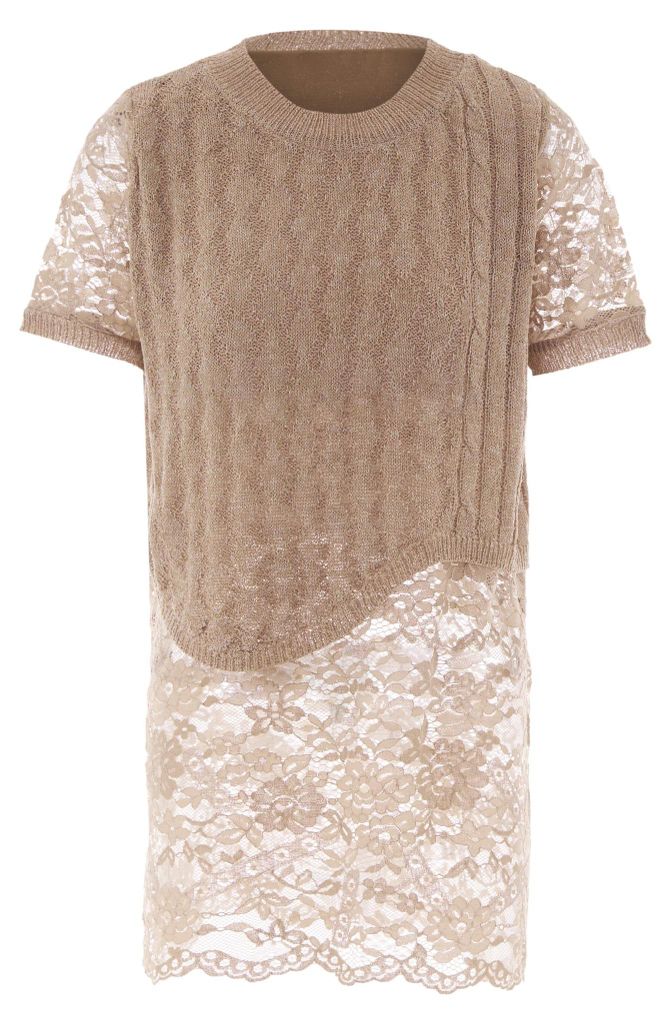LYNNEA damen strickpullover - Beige, XS/S
