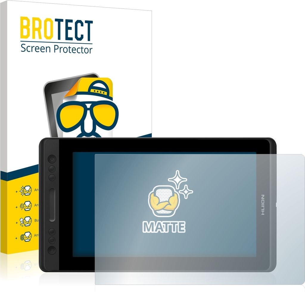 BROTECT Schutzfolie für Huion Kamvas Pro 13 Displayschutz Displayschutzfolie Folie Matt Entspiegelungsfolie