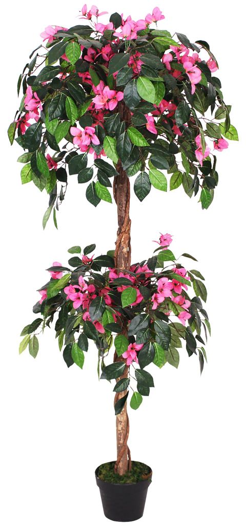 Bougainvillea Plante Arbre Artificielle Plastique 150 cm Image du produit 