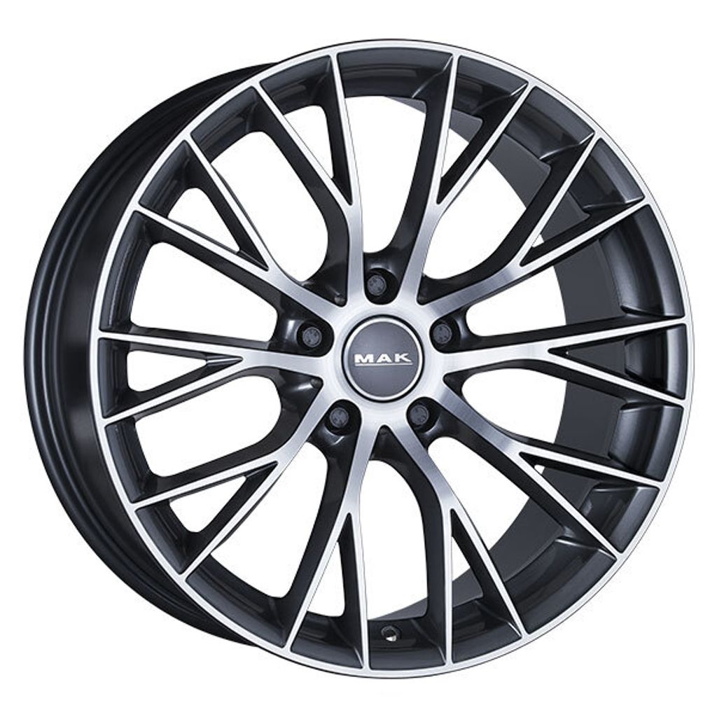 Alufelge Mak Munchen 9X18 5X120 Et 20 Gun Met-Mirror Face