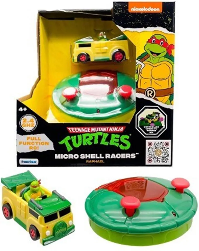Voiture RC Tortues Ninja Raphael : Tout-Terrain avec Télécommande Pro