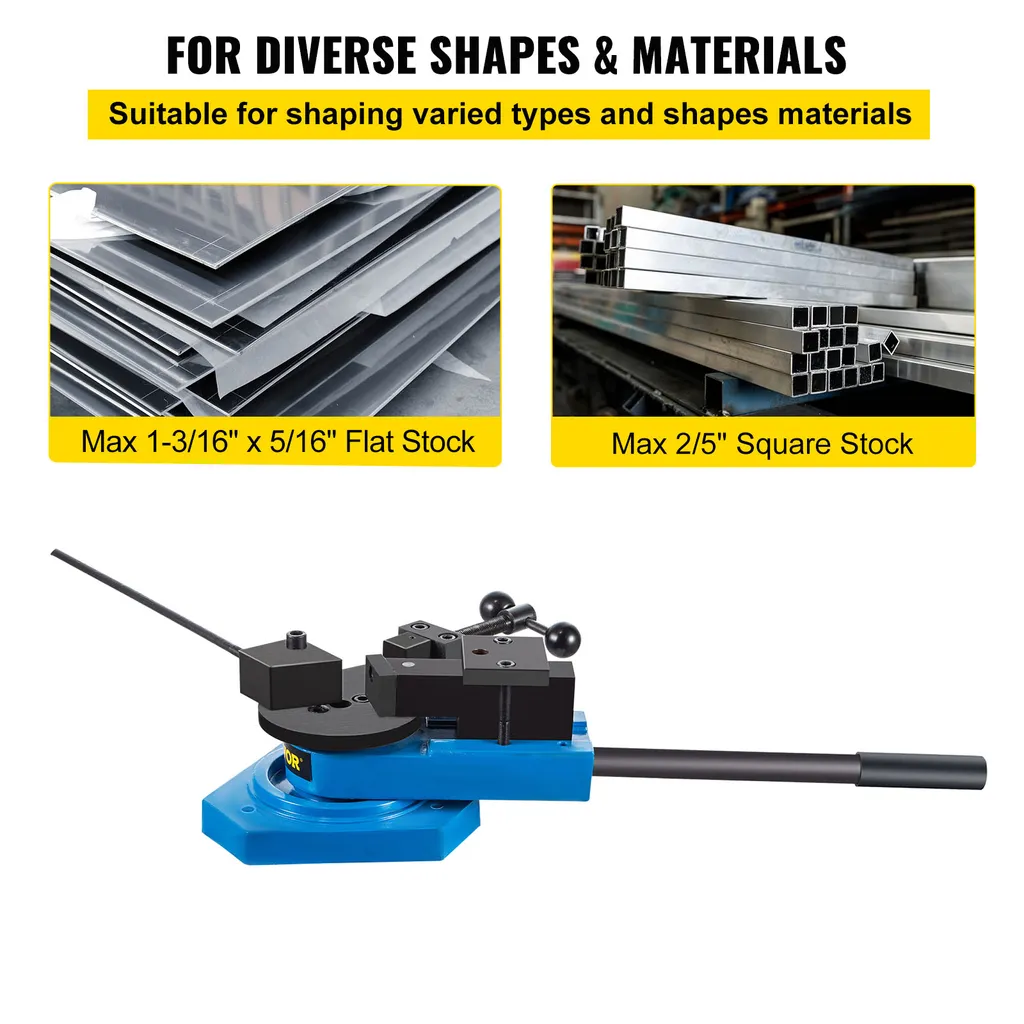 Cintreuse d'angle VEVOR SBG-40 en acier robuste haute performance - 5