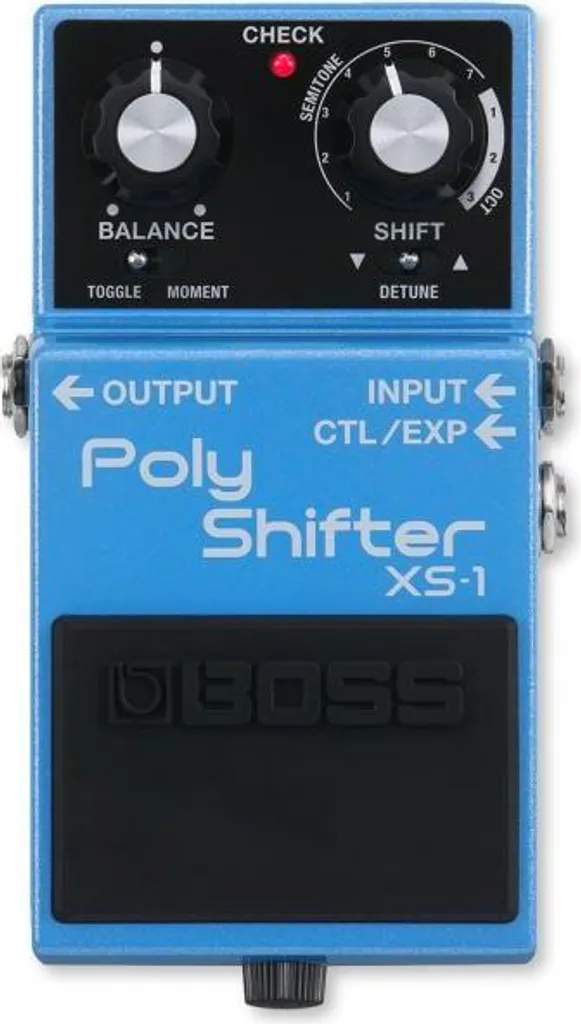 Évitez les latences de pitch avec la pédale Boss XS-1 Poly Shifter