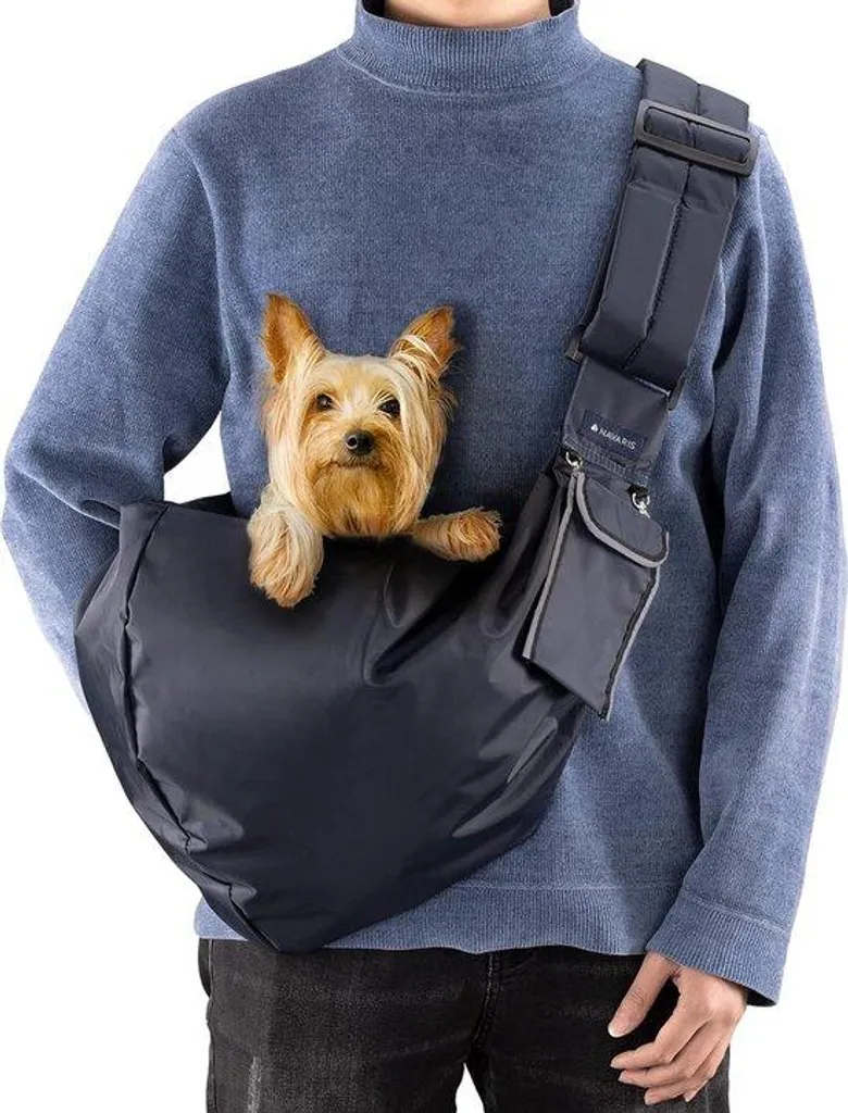 Sac de transport pour chien de petite taille noir robuste max 20 kg