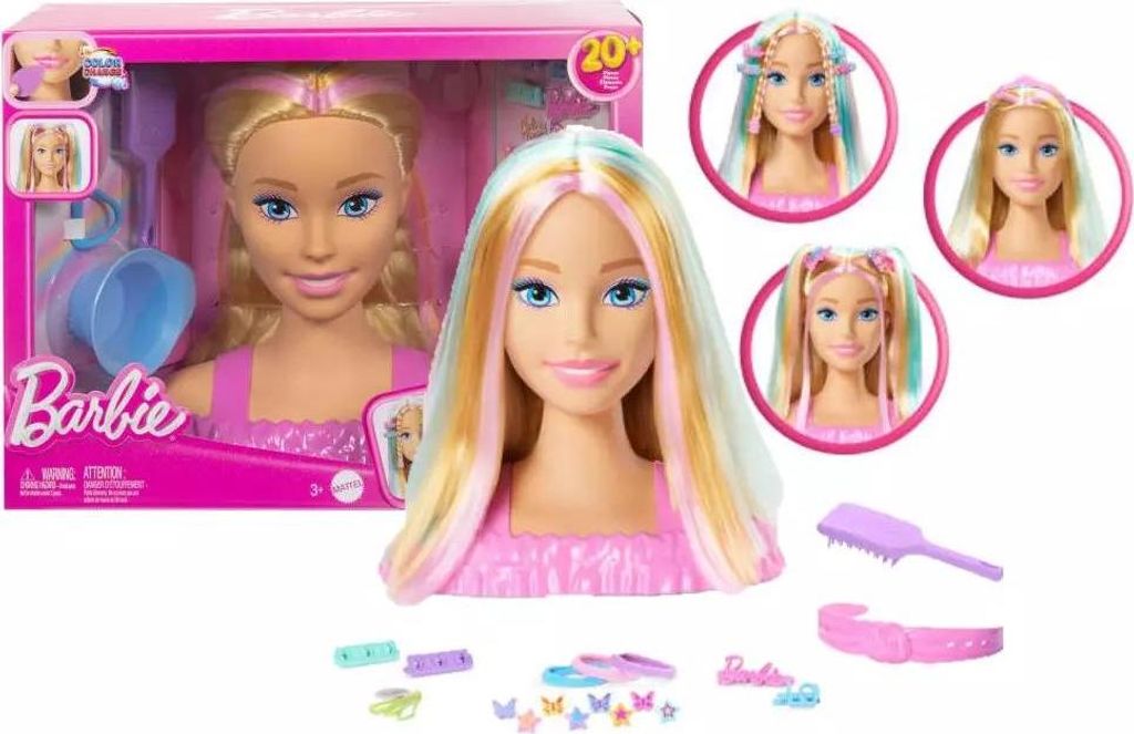 Barbie. Blondes Haar Styling Kopf JFG81 Produktbild 