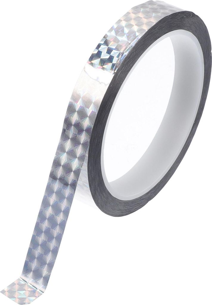 Pin Stripe Tape 164.04ft x 0.59" Auto Streifen Pin Stripe Aufkleber für Auto, Motorrad und Boot, Racing Stripes DIY Aufkleber Laser Silber 1 Stk