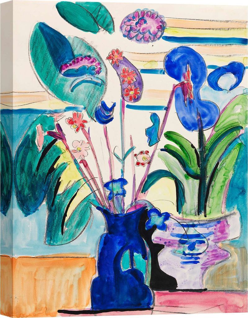 Kunstdruck auf Leinwand - Ernst Ludwig Kirchner, Stillleben - 60x80 cm