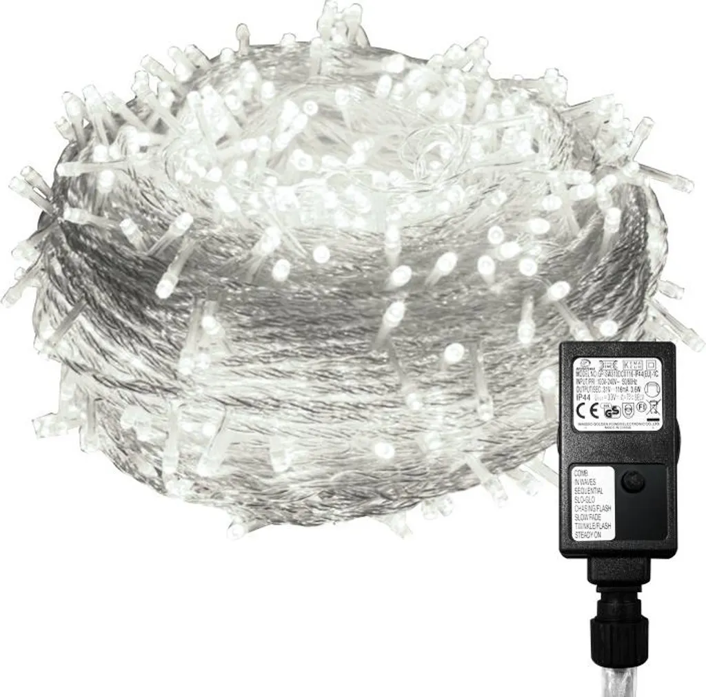 Catena Luminosa Bettizia 10M IP44 Bianco Freddo - 8 Modalità