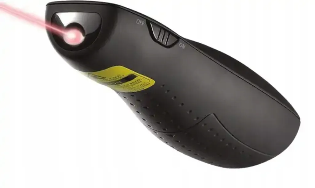 Pointeur laser sans fil noir avec télécommande USB plug and play - 7