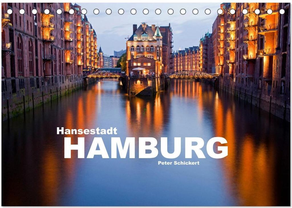 Hansestadt Hamburg (Tischkalender 2026 DIN A5 quer), CALVENDO Monatskalender