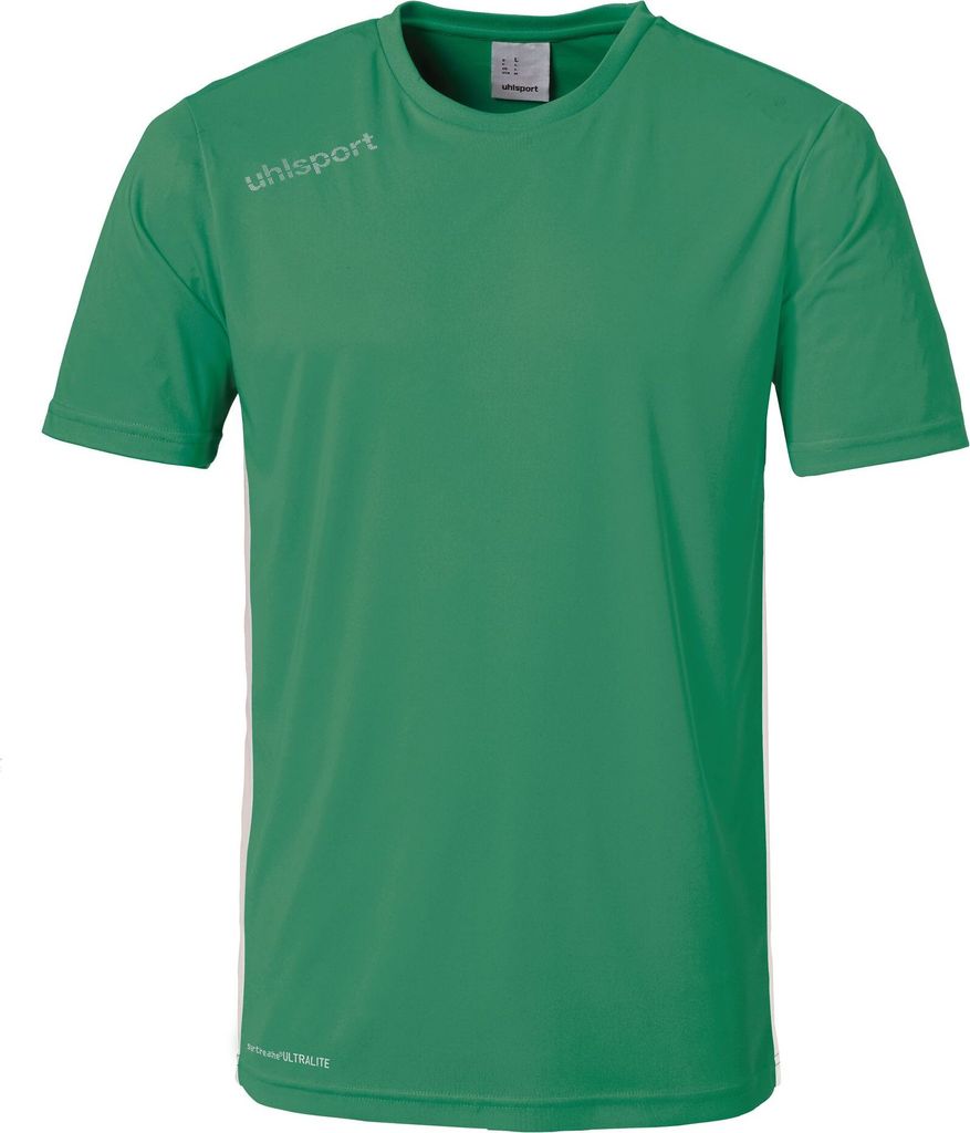Uhlsport Fußball Essential Trikot Herren Kurzarmshirt grün weiß Gr S