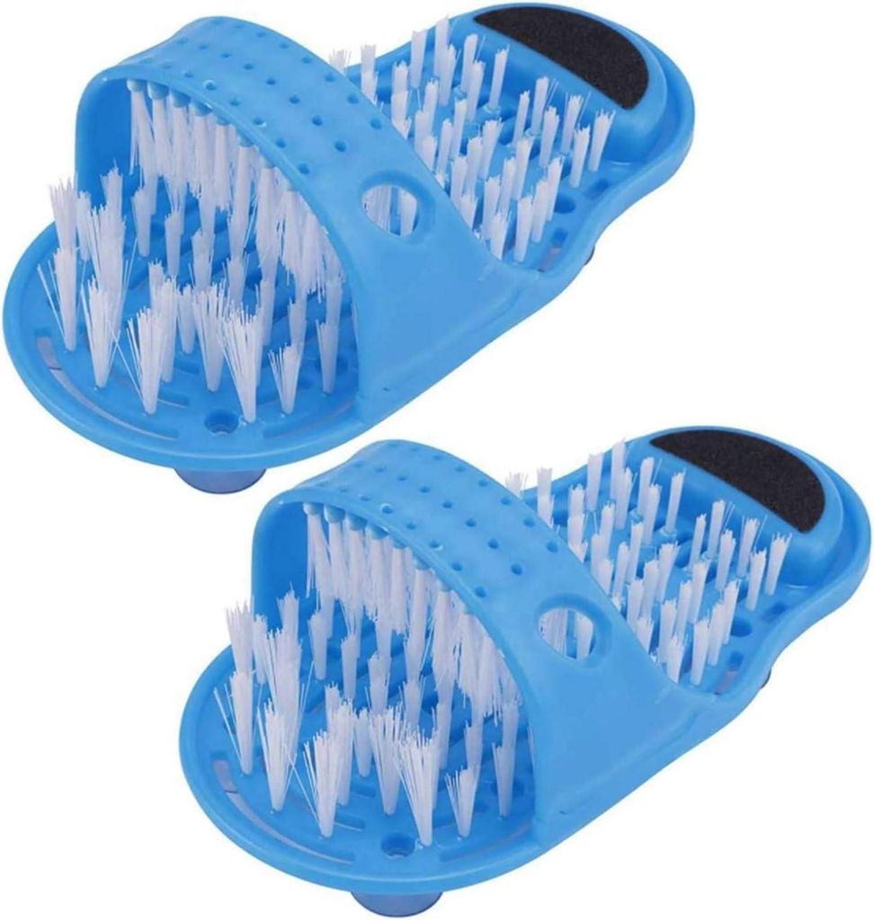 Spazzola per piedi con ventosa per doccia e massaggio spa - Immagine del prodotto 
