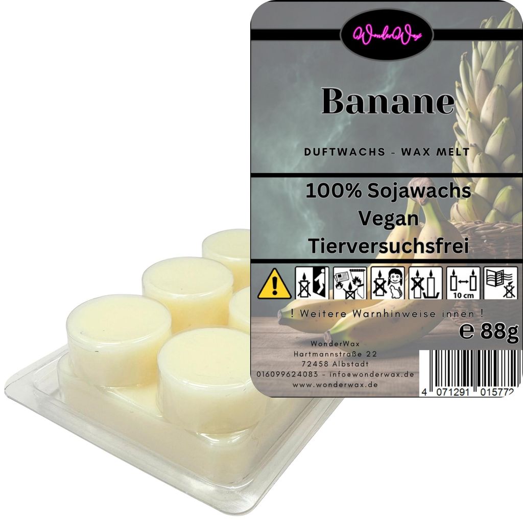 WonderWax Duftwachs Wax Melts für Duftlampe, 6 Kreise Duftmelt Wachsmelt Sojawachs Duftwachs Würfel für Raumdüfte, Wachs Duftöl Winter Indoor ...