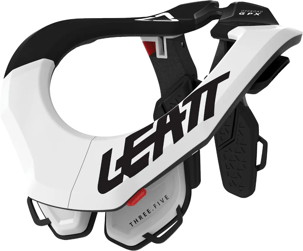 Réduire Risques de Blessures au Cou avec Leatt GPX 3.5 Blanc XXL Moto
