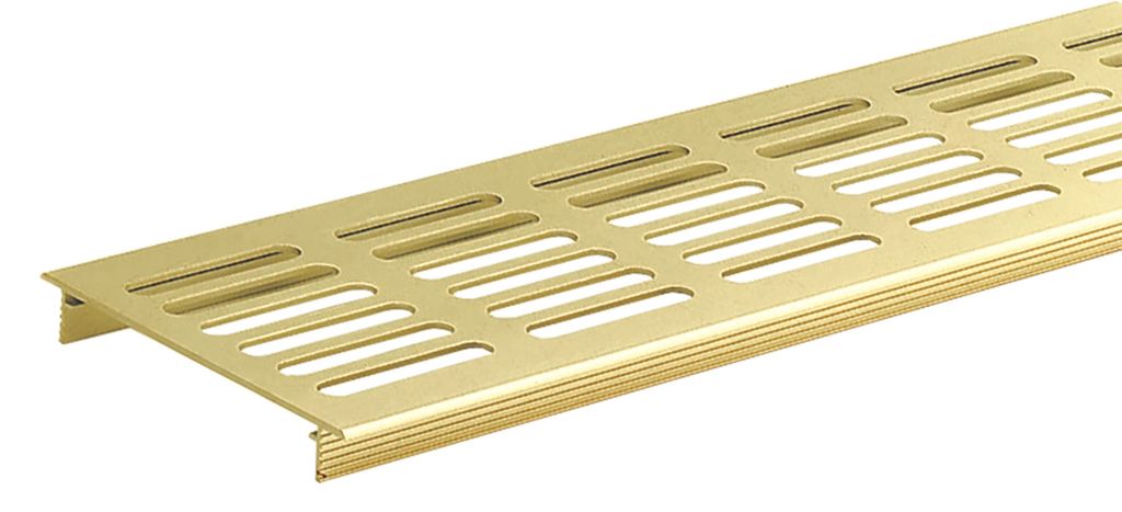 Lüftungsprofil Alu gold