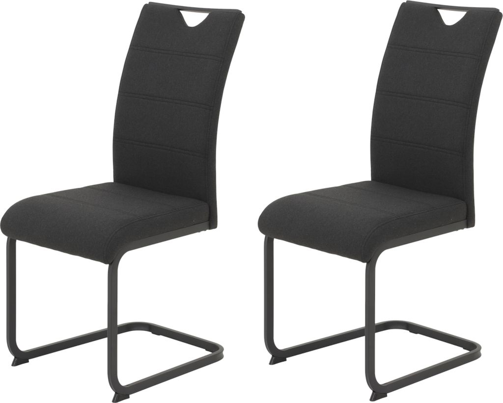 Hela Tische, 2er Set Freischwinger MARS - Bezug Webstoff Produktbild 