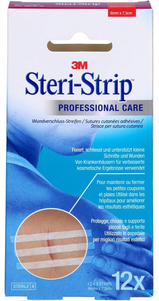 Striscia Steri sterile 6 mm x 75 mm, 12X3 St Immagine del prodotto 