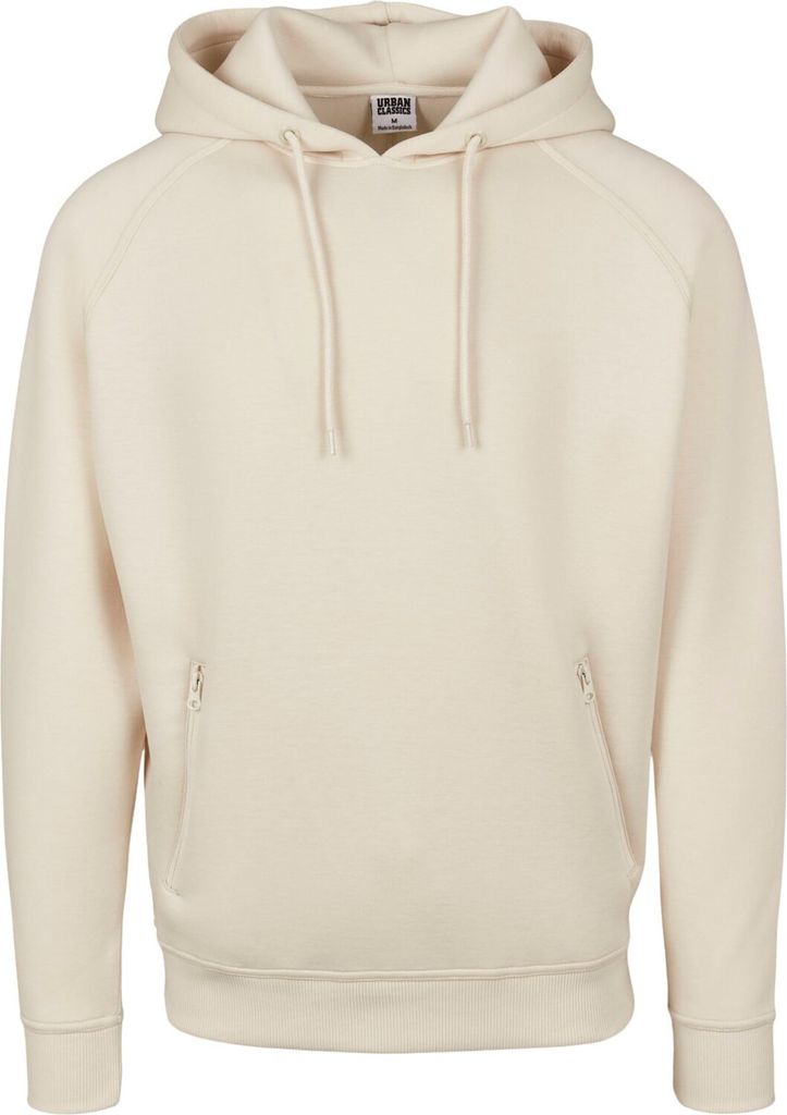 Urban Classics - Raglan Zip Pocket Hoody sand beige - M
