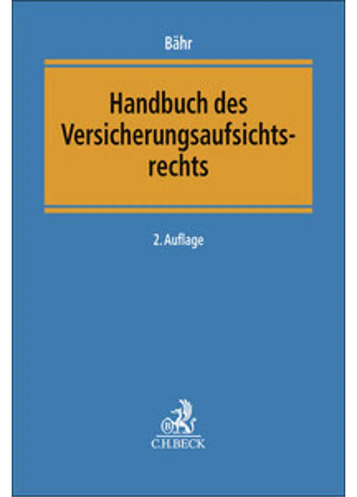 Manuel de Droit Allemand : Surveillance des Assurances et Régulation
