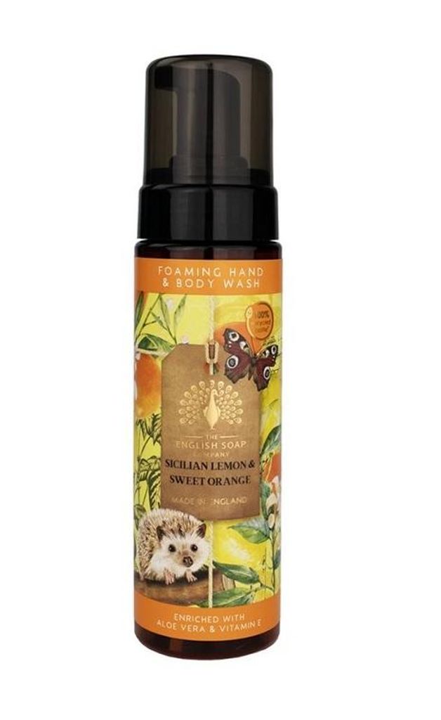The English Soap Company, Sicilian Lemon & Sweet Orange, Dusch- und Hand-Schaum, 200 ml