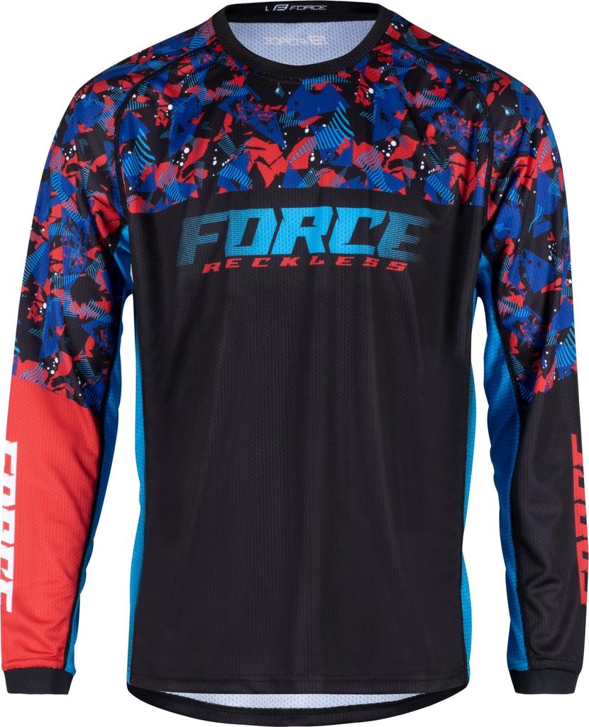 Force MTB Jersey Downhill Trikot Reckless Rot Größe: XL