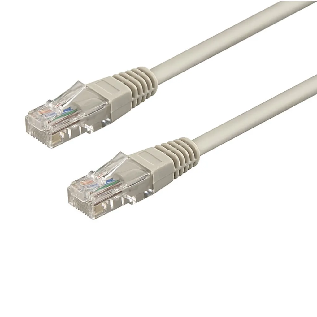 Câble Ethernet Cat6 20m WP gris à haut débit pour réseau domestique
